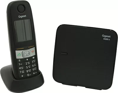 Р/телефон +А/Отв Gigaset E630A Black (трубка с цв.ЖК диспл. база) стандарт-DECT РО ГТ