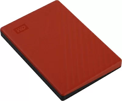 Накопитель WD WDBYVG0020BRD-WESN My Passport 2Tb EXT (RTL) Red 2.5"  USB 3.0