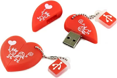 Накопитель SmartBuy Wild SB16GBHeart USB2.0 Flash Drive 16Gb (RTL)