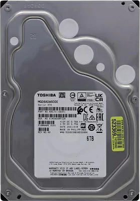 Жёсткий диск HDD 6 Tb SATA 6Gb/s Toshiba MG08ADA600E 3.5"