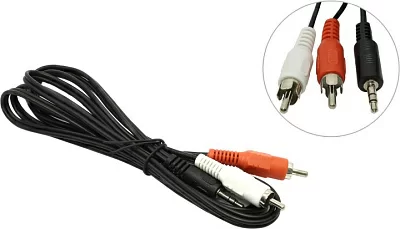 5bites AC35J2R-020M Кабель Jack3.5-M -->  2RCA-M 2м