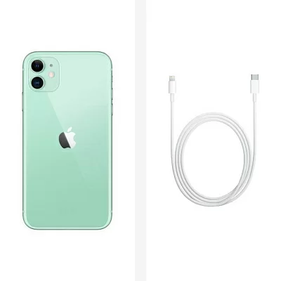 Apple iPhone 11 MHDG3RU/A 64Gb Green (A13 6.1" 1792x828 Retina 4G+WiFi+BT 12+12Mpx)