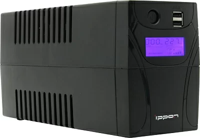 ИБП UPS 700VA Ippon Back Power Pro II 700 LCD+USB+защита  телефонной линии/RJ45