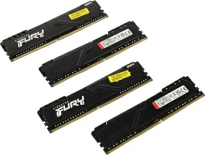 Модуль памяти Kingston Fury Beast KF426C16BBK4/16 DDR4 DIMM 16Gb KIT  4*4Gb PC4-21300 CL16