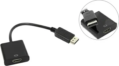 Cablexpert A-DPM-HDMIF-00 Кабель-адаптер DisplayPort  (M) -> HDMI (F)