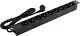 Exegate ServerPro PDU-19H904 Al-9S-EU2.5 EX280850RUS Блок силовых розеток 19" чёрный 1U  9 евророзеток