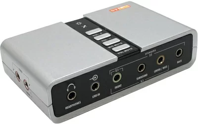 Звуковая карта STLab M-330 USB Sound  BOX (USB2.0)Analog 2In/7.1OutDigital In/Out16Bit/48kHz