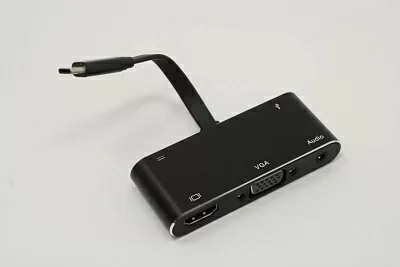 Orient C032 Кабель-адаптер USB-C  -> HDMI(F)+VGA(15F)+AUX+USB