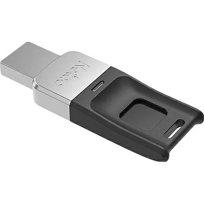 Накопитель Netac <NT03US1F-032G-30BK> USB3.0 Flash Drive 32Gb  (RTL) Fingerprint  Encryption