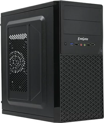 Корпус Minitower  Exegate QA-413U Black MicroATX без БП EX278431RUS