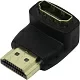 Exegate EX284919RUS Переходник HDMI 19F -> HDMI  19M  Г-образный 270° (EX-HDMI90-FML)