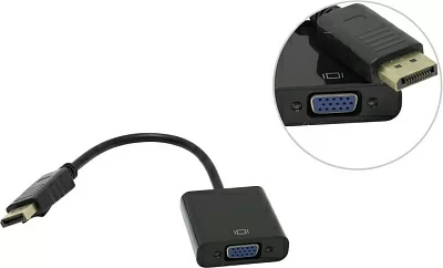 Кабель-адаптер  DisplayPort  (M)--> VGA(15F)  Adapter