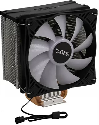 Охладитель PCCooler GI-X4S D Cooler (4пин 1155/20xx/1200/AM4 18-31дБ 800-1800  об/мин Al+тепл.трубки)