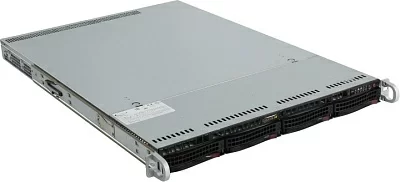 Платформа SuperMicro 1U 5019S-WR (LGA1151 C236 PCI-E SVGA SATA RAID4xHS SATA  2xGbLAN  4DDR4 500W HS)