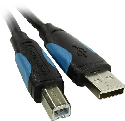 Vention <VAS-A16-B500> Кабель USB 2.0 A-->B  5м 1  фильтр