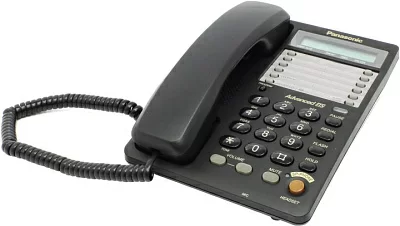 Panasonic KX-TS2365RUB Black телефон (спикерфон  дисплей)