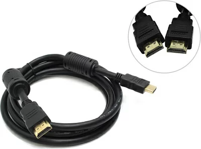 VCOM VHD6020D-10м Кабель HDMI to HDMI (19M -19M) 10м 2 фильтра ver1.4