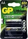 Элемент питания GP GP15LF-2CR2 Size "AA" 1.5V  Lithium  уп.2 шт