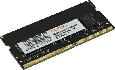 Модуль памяти QUMO <QUM4S-8G2400P16> DDR4 SODIMM 8Gb <PC4-19200> CL16 (for  NoteBook)