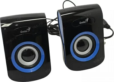 Колонки Genius SP-Q180 Blue (2x3W питание  от USB)  (31730026403)