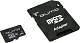 Карта памяти Qumo QM4GMICSDHC10 microSDHC 4Gb Class10 + microSD-->SD Adapte`