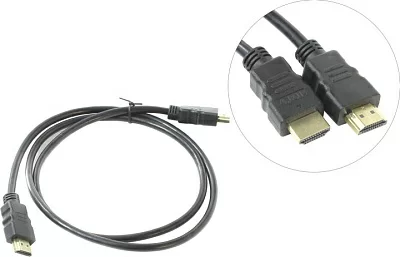 Exegate EX191098RUS Кабель HDMI to HDMI  (19M  -19M) ver1.4  1м