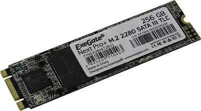 Накопитель SSD 256 Gb M.2 2280 B&M 6Gb/s Exegate Next Pro+ EX280472RUS 3D TLC (OEM)