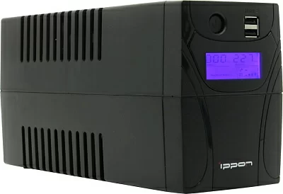 ИБП UPS 600VA Ippon Back Power Pro II 600  LCD+USB+защита телефонной  линии/RJ45