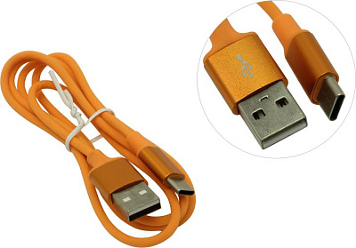 JETACCESS JA-DC34 1м Orange Кабель USB 2.0 AM  ->  USB-C M  1м