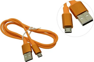 JETACCESS JA-DC24 1м Orange Кабель  USB  2.0 A-->micro-B  1м