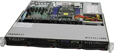 Платформа SuperMicro 1U 5019P-MT (LGA3647 C622 PCI-E SVGA SATA RAID4xHS SATA 2x10GbLAN 8DDR4  350W)