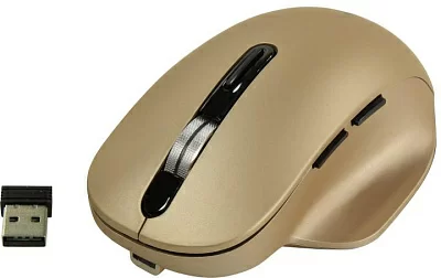 Манипулятор JETACCESS Optical Mouse R300G Gold (RTL)  USB 6btn+Roll беспроводная