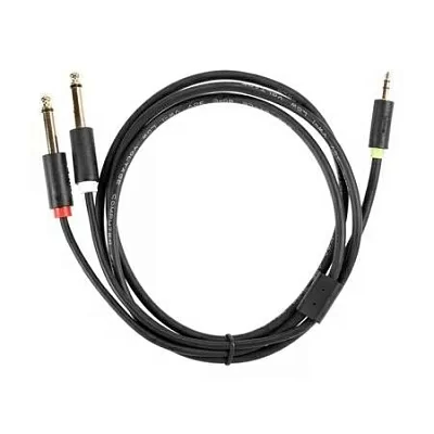 Telecom <TAV6168-1.5M> Кабель  Jack3.5-M  --> 2xJack6.35-M 1.5м