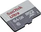 Карта памяти SanDisk Ultra SDSQUNR-064G-GN3MN microSDXC Memory Card 64Gb UHS-I U1