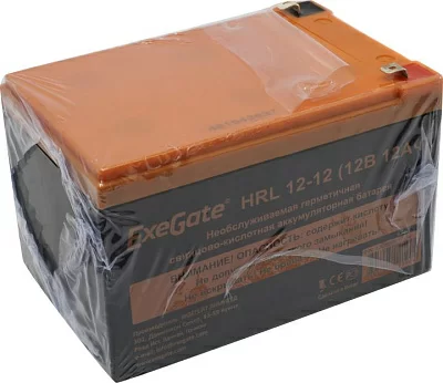 Аккумулятор Exegate HRL 12-12 (12V 12Ah) для UPS EX285661RUS