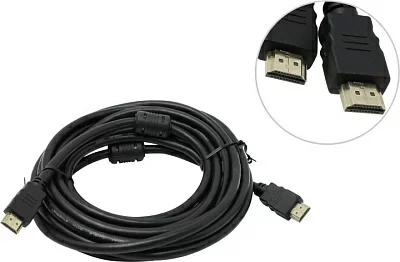 Telecom <TCG200F-5м> Кабель HDMI to HDMI (19M -19M) ver2.0 5м 2  фильтра