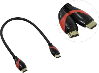 VCOM CG525-R-0.5м Кабель HDMI to HDMI  (19M  -19M) 0.5м ver2.0