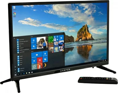 24"    ЖК телевизор HARPER 24R490TS (1366x768 HDMI LAN  WiFi  USB DVB-T2  SmartTV)