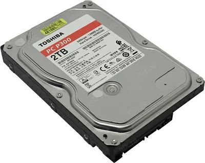 Жёсткий диск HDD 2 Tb SATA 6Gb/s Toshiba P300 HDWD220UZSVA 3.5" 5400rpm 128Mb