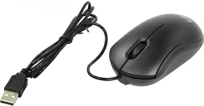 Манипулятор CBR Optical Mouse CM112  Black (RTL) USB 3but+Roll