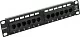 Коммутационная панель Patch Panel 10" 1U UTP 12 port кат 5e Rexant 04-0025