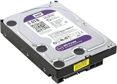 Жёсткий диск HDD 3 Tb SATA 6Gb/s Western Digital Purple WD30PURX 3.5" 64Mb