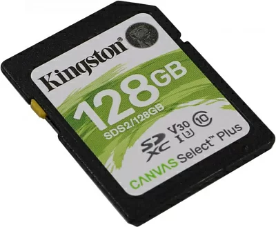 Карта памяти Kingston SDS2/128GB SDXC Memory Card  128Gb  UHS U3 V30