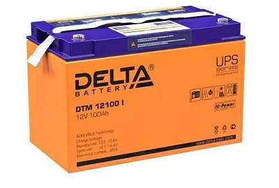 Аккумулятор Delta DTM 12100 I (12V  100Ah  LCD) для UPS