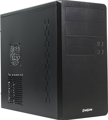 Корпус Minitower  Exegate SP-415UP Black ATX без БП EX277203RUS