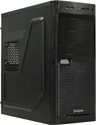 Корпус Miditower Exegate XP-330U Black ATX 600W (24+4+6/8пин) EX272730RUS