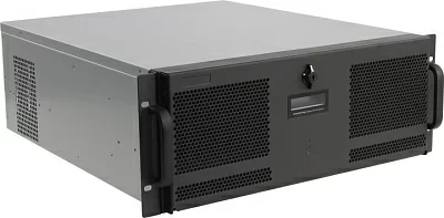 Корпус Server Case 4U Procase GE401-B-0 Black ATX без БП LCD display с  дверцей