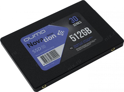 Накопитель SSD 512 Gb SATA 6Gb/s QUMO Novation Q3DT-512GPGN 2.5" 3D TLC