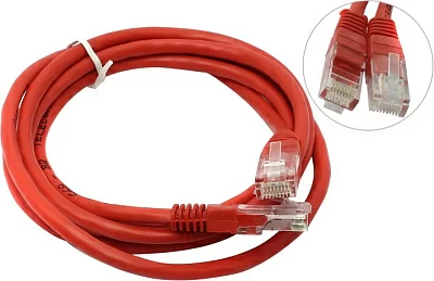 Кабель Patch Cord  UTP кат.5e 1.5м красный