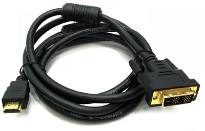 Кабель Rexant HDMI to DVI-D Single Link (19M -19M)  2м  2 фильтра 17-6304